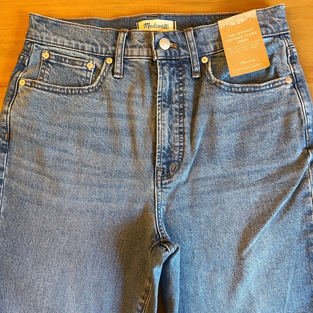 Madewell Women's Blue Flare Jeans